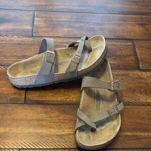 Birkenstock Beige Double Strap Sandals